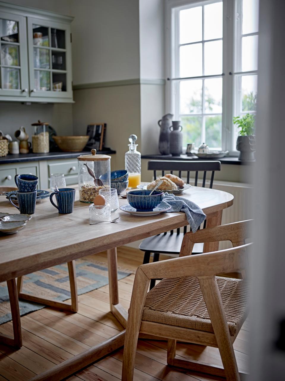 Serrone Dining Chair - Nature / Rubberwood