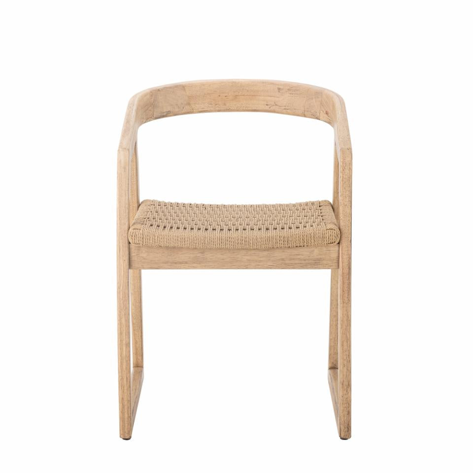 Serrone Dining Chair - Nature / Rubberwood