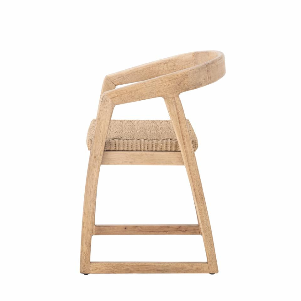 Serrone Dining Chair - Nature / Rubberwood