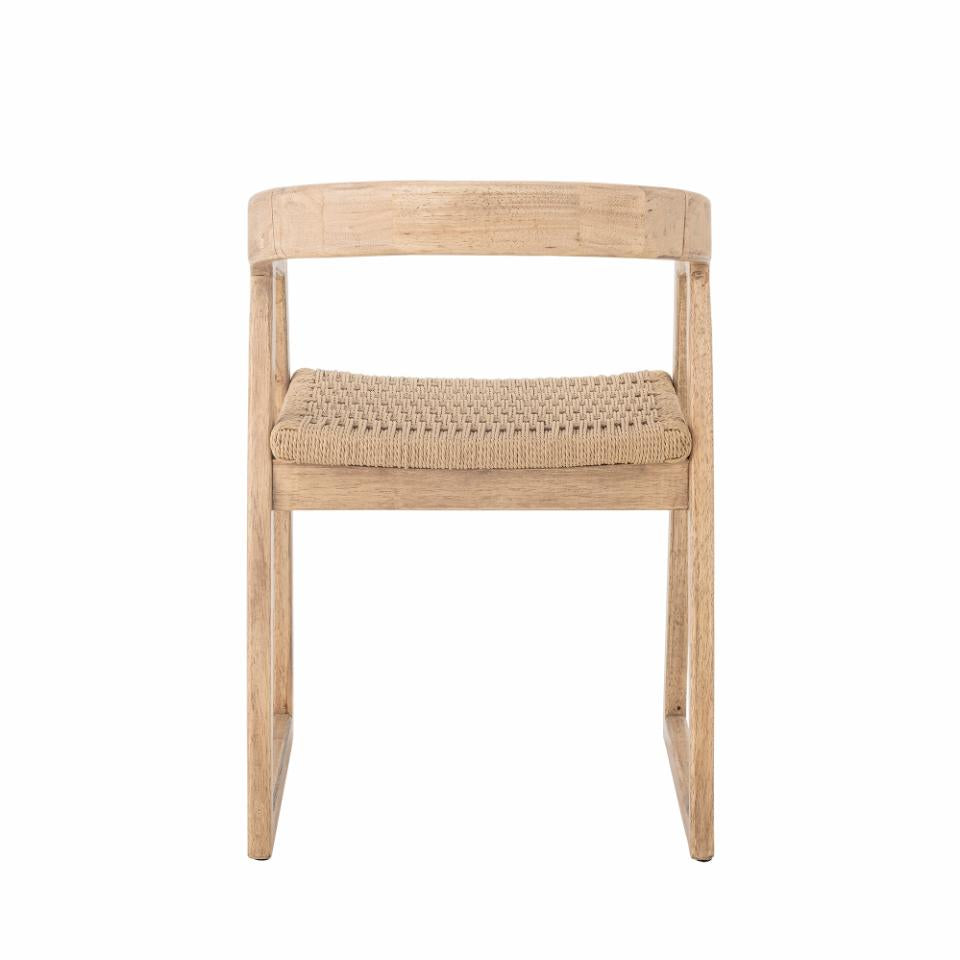 Serrone Dining Chair - Nature / Rubberwood