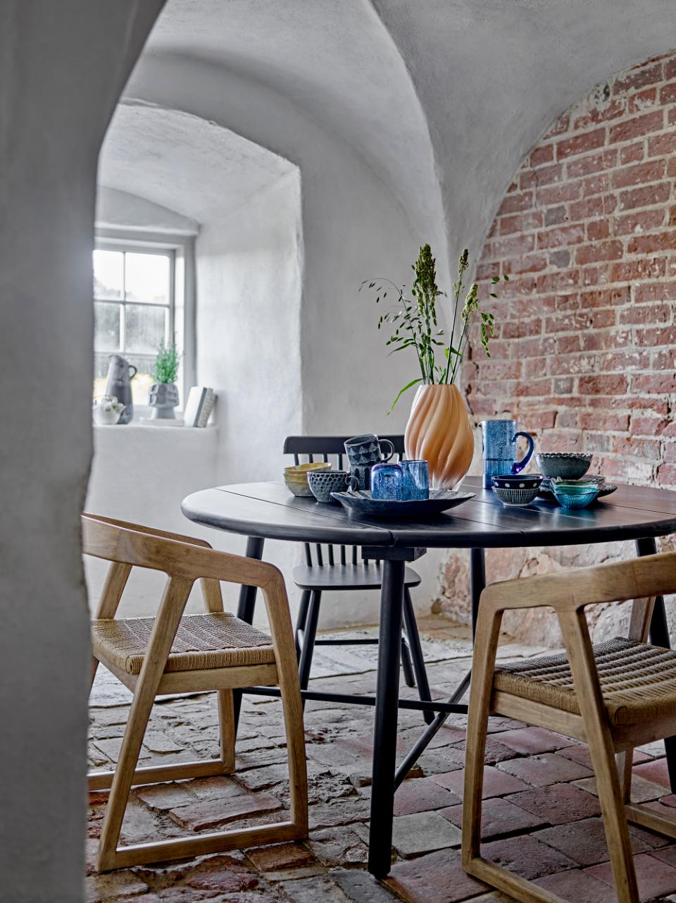 Serrone Dining Chair - Nature / Rubberwood