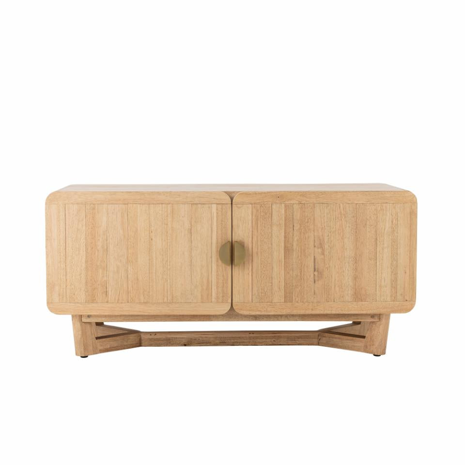 Serrone Cabinet - Nature / Rubberwood
