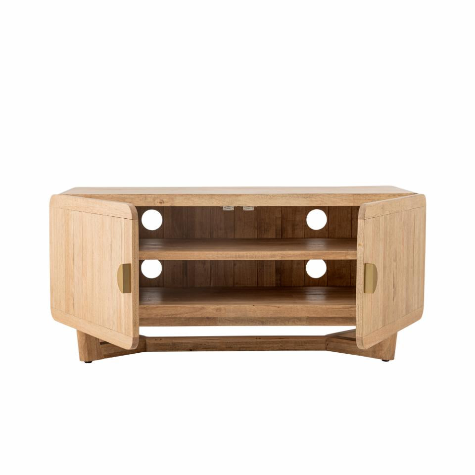 Serrone Cabinet - Nature / Rubberwood