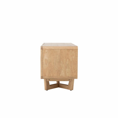 Serrone Cabinet - Nature / Rubberwood