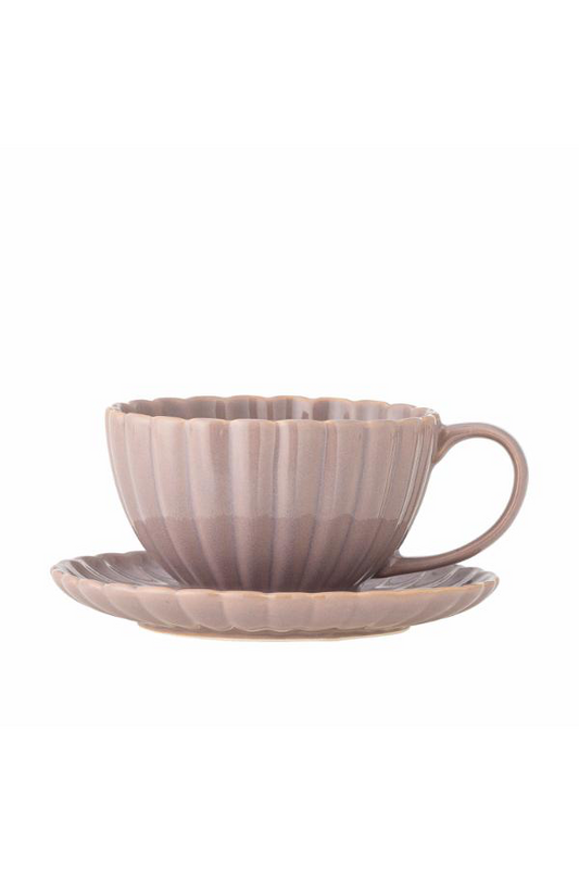 Latina Cup w/Saucer - Set of 6 - Rose