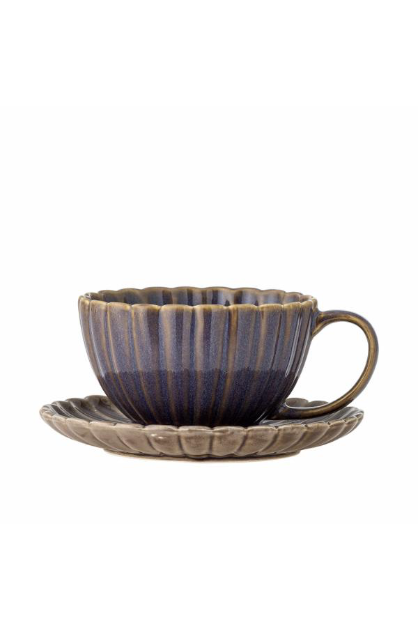 Latina Cup w/Saucer - Set of 6 - Purple
