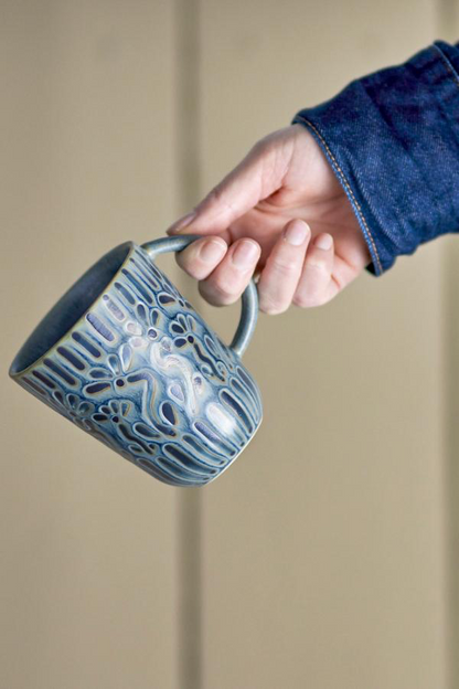 Samsin Mug 150 ml - Set of 6 - Blue