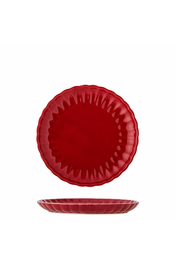 Latina Plate Ø20 cm - Set of 6 - Red