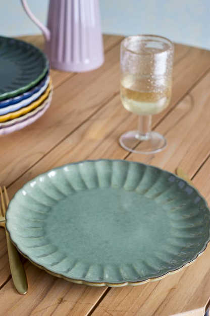 Latina Plate Ø27 cm - Set of 6 - Green