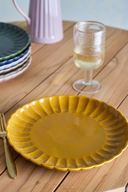 Latina Plate Ø27 cm - Set of 6 - Yellow