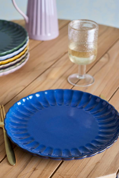 Latina Plate Ø27 cm - Set of 6 - Dark Blue