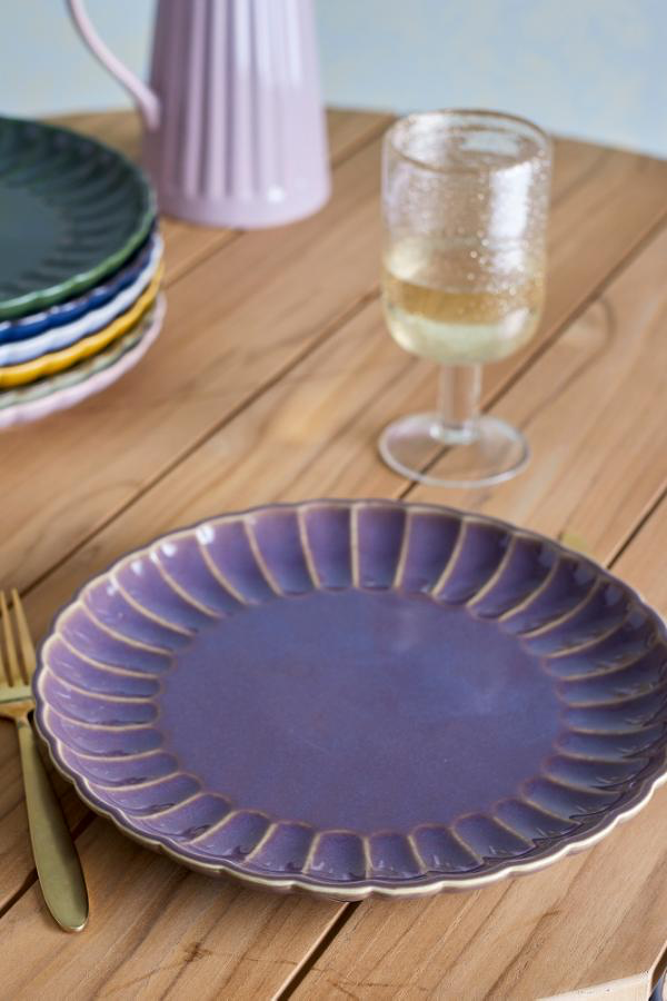 Latina Plate Ø27 cm - Set of 6 - Purple