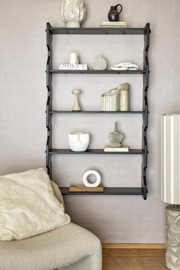 Savoya Shelf - Black / Firwood