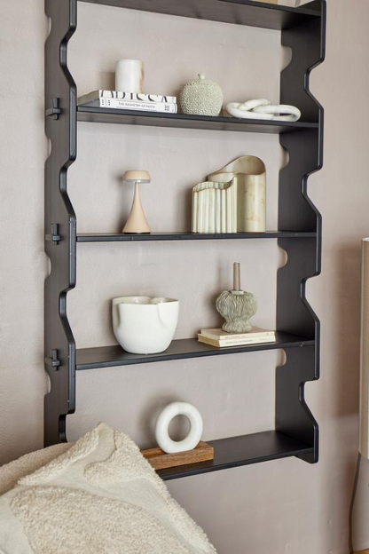 Savoya Shelf - Black / Firwood