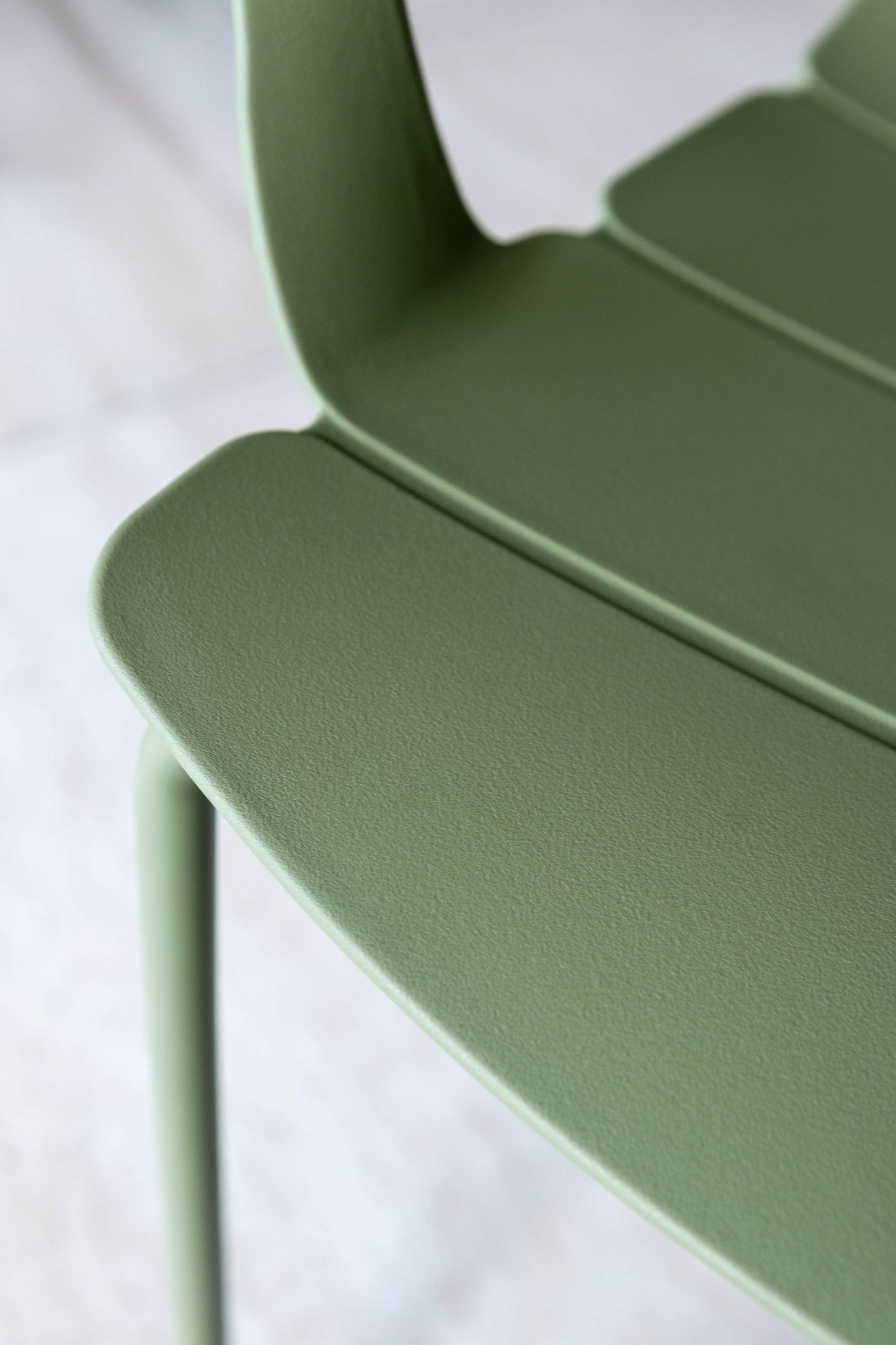 MONTAUK GARDEN SET - Green - Table and 4 Dining Chairs