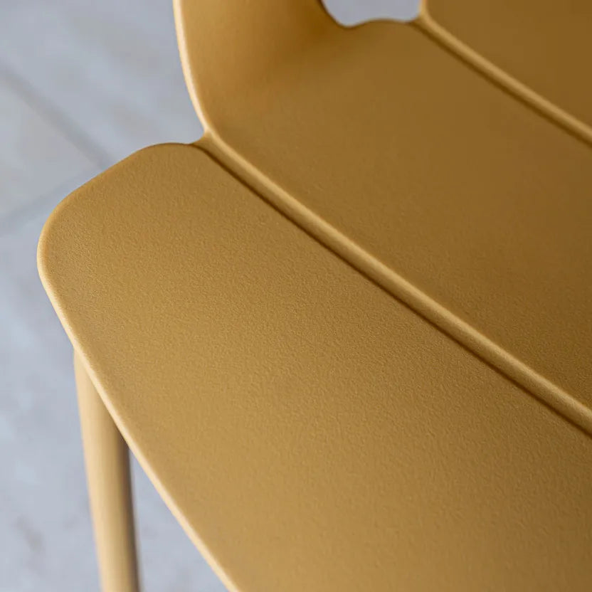 MONTAUK GARDEN SET - Ochre - Table with 4 Dining Chairs