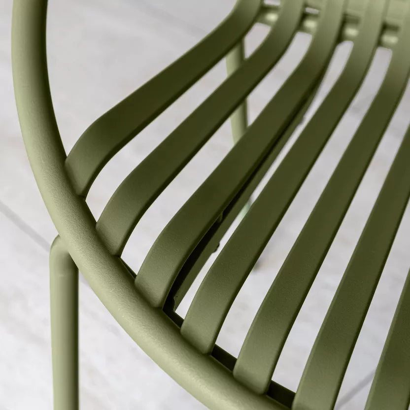 CALYPSO GARDEN SET - Green - Table with 4 Dining Chairs