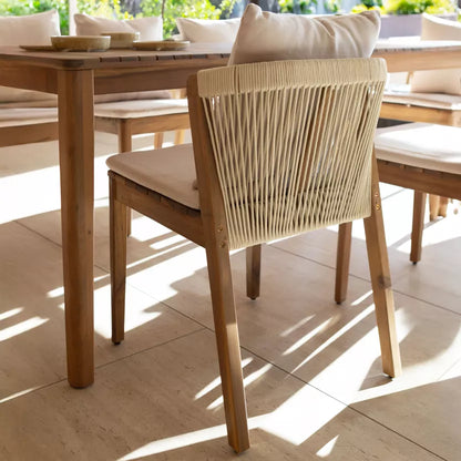 FIDJI GARDEN DINING SET - Table with 6 chairs
