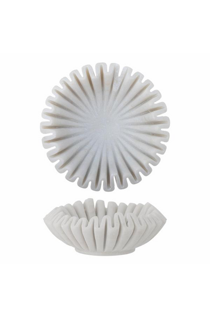 Harmonia Bowl - White / Marble