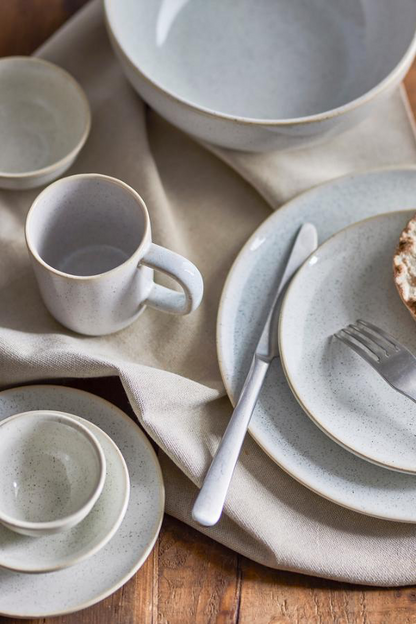 Addison Plate Ø20 cm - Set of 4 - White