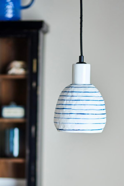 Elga Pendant Lamp - 2 pcs - White/Blue