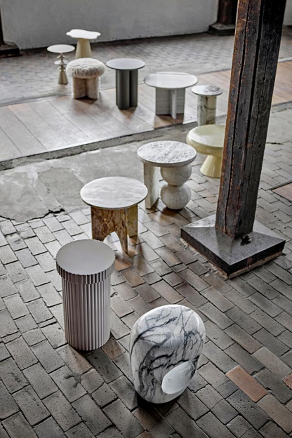 Soller Side Table - Nature / Aluminum