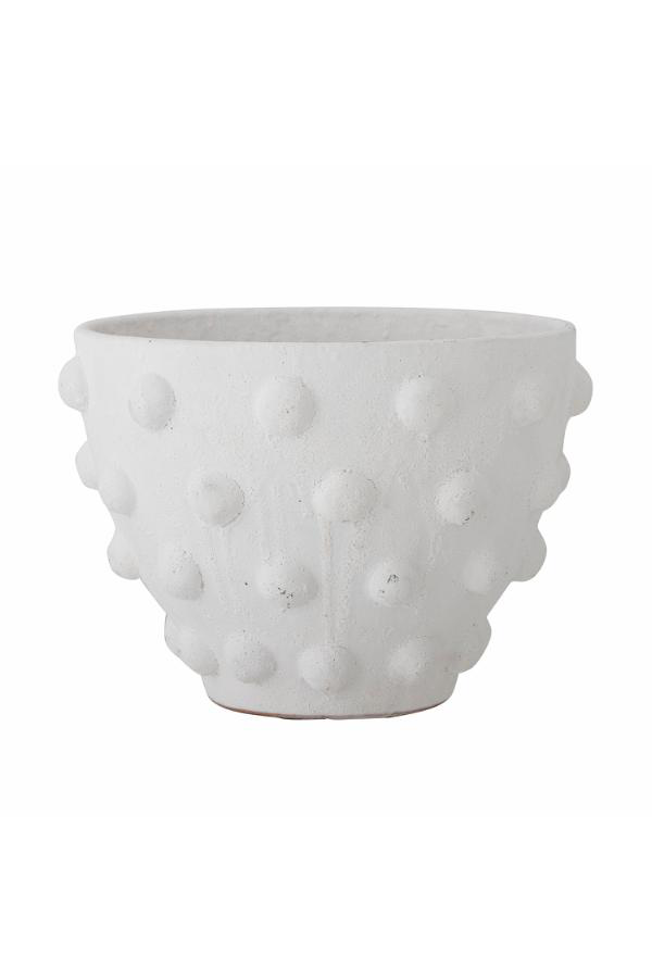 Rokiya Deco Flower pot Ø27,5 cm - White