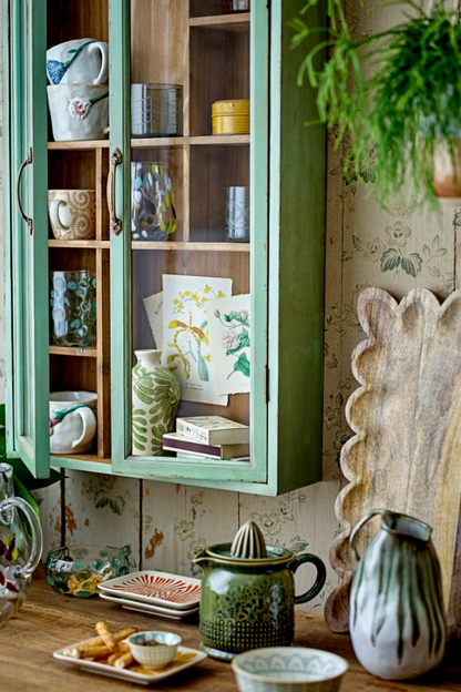 Hazem Cabinet - Green / Firwood