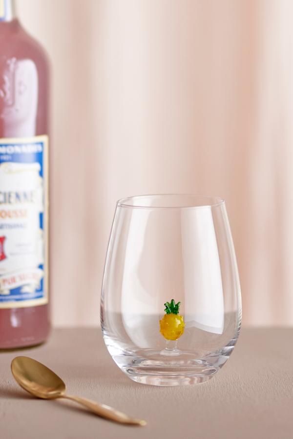 Misa Drinking Glass - Set of 4 - Pineapple