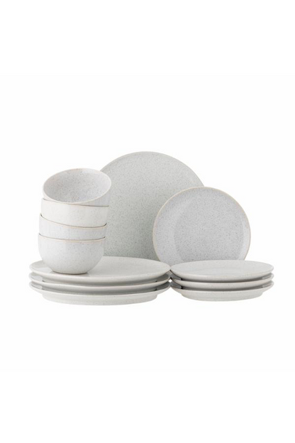 Addison Dinnerware Set of 12pcs - White
