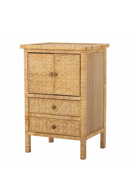 Lorris Drawers - Nature / Firwood, Rattan
