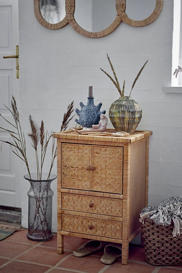 Lorris Drawers - Nature / Firwood, Rattan