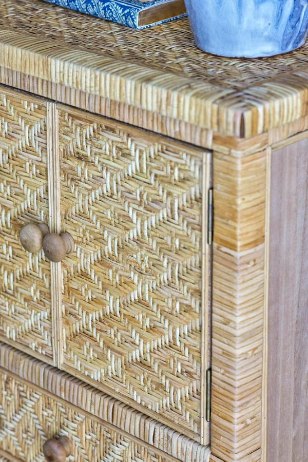 Lorris Drawers - Nature / Firwood, Rattan
