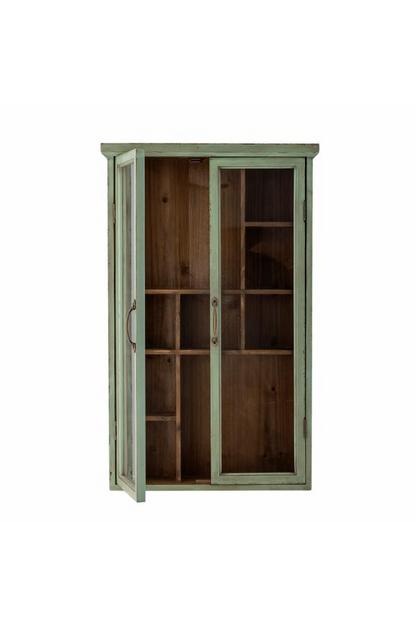 Hazem Cabinet - Green / Firwood