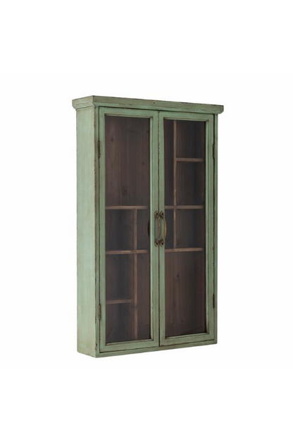 Hazem Cabinet - Green / Firwood