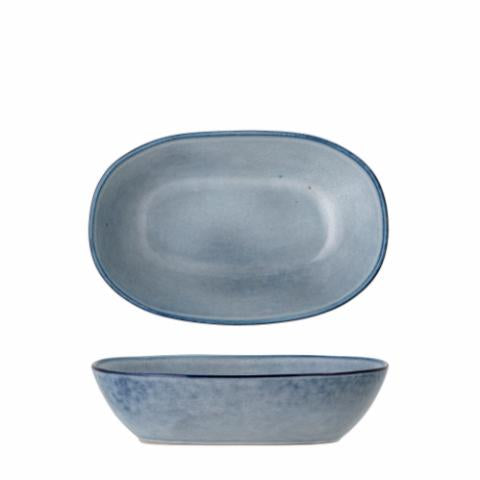 Sandrine Plate 25,5x16,5 cm - Set of 4 - Blue
