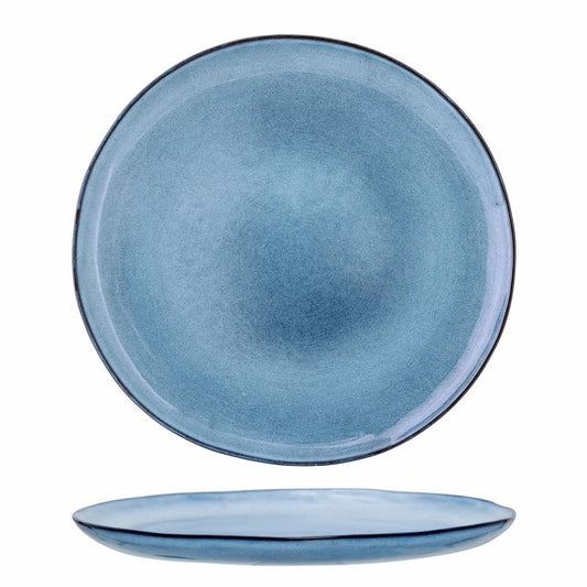 Sandrine Plate Ø28,5 cm - Set of 4 - Blue