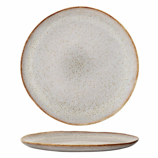 Sandrine Plate Ø28,5 cm - Set of 4 - Nature