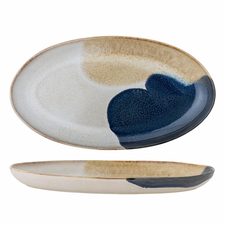 Jules Serving Plate Ø35 cm - Set of 2 - Blue