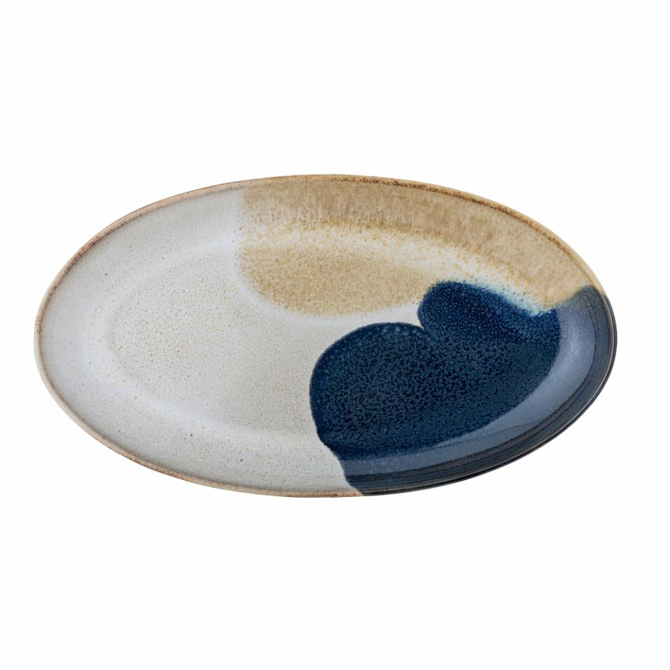 Jules Serving Plate Ø35 cm - Set of 2 - Blue