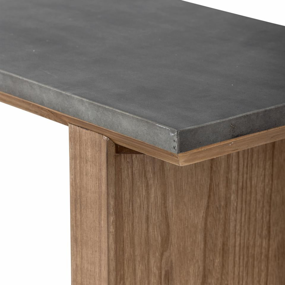 Riva Console Table - Brown / Firwood