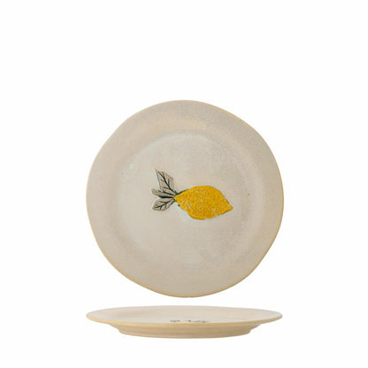 Hadden Plate Ø21 cm - Set of 4 - Lemon