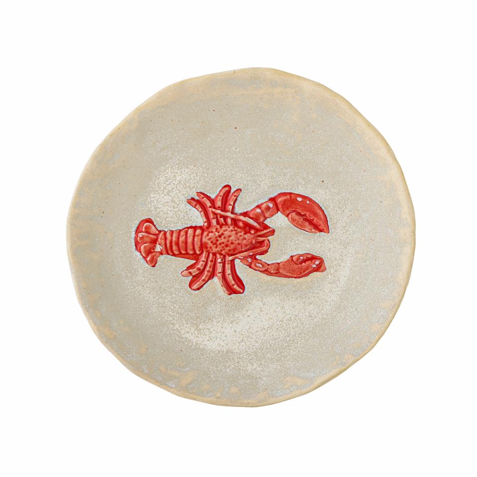 Hadden Plate Ø13 cm - Set of 4 - Lobster / Red