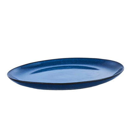 Amera dinner plate 29x22,5 cm - blue