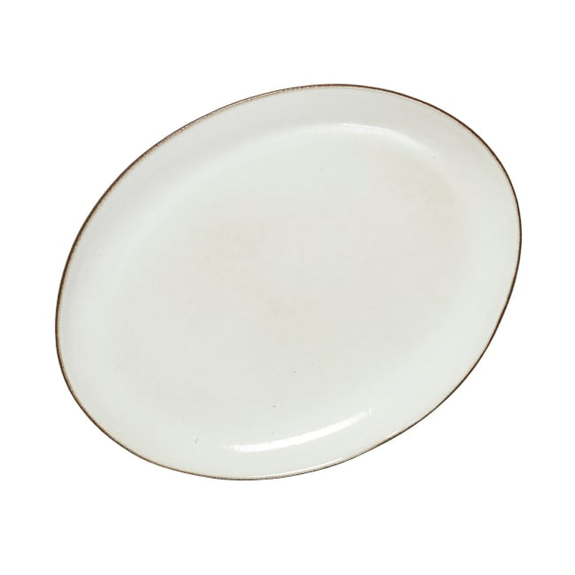 Amera dinner plate 29x22,5 cm - white sands