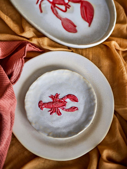 Hadden Plate Ø13 cm - Set of 4 - Lobster / Red