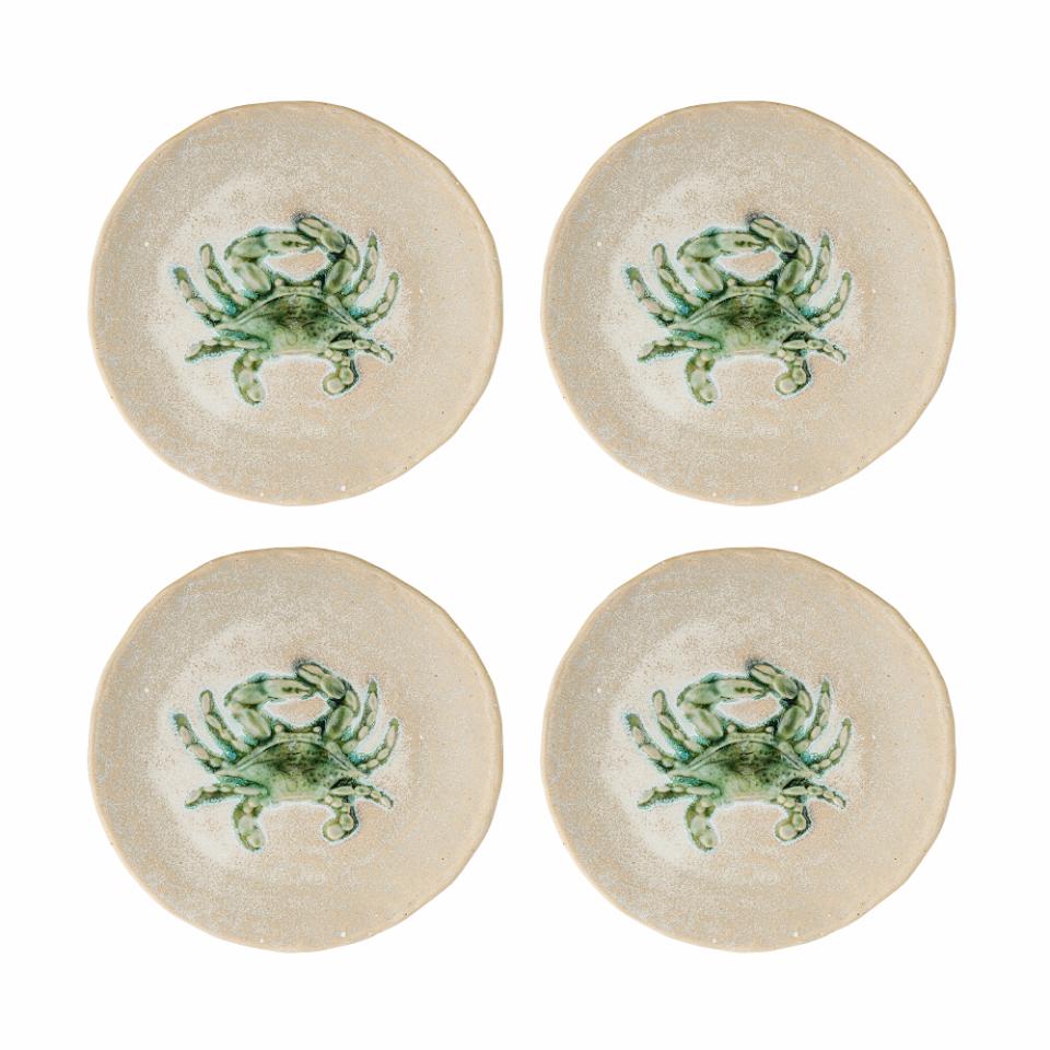 Hadden Plate Ø13 cm - Set of 4 - Crab
