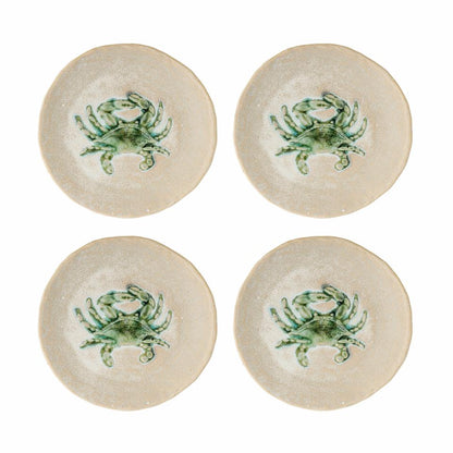 Hadden Plate Ø13 cm - Set of 4 - Crab