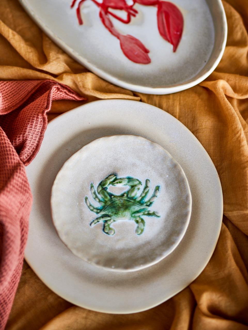 Hadden Plate Ø13 cm - Set of 4 - Crab