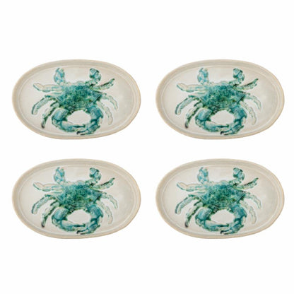 Hadden Plate 29x18 cm - Set of 4 - Crab